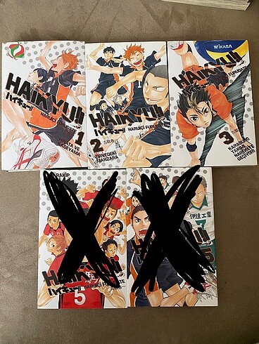 Haikyuu Manga 1-2-3