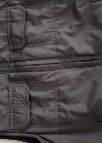 Erkek çocuk Gri Fermuarlı Kolsuz Yelek - Görsel 3