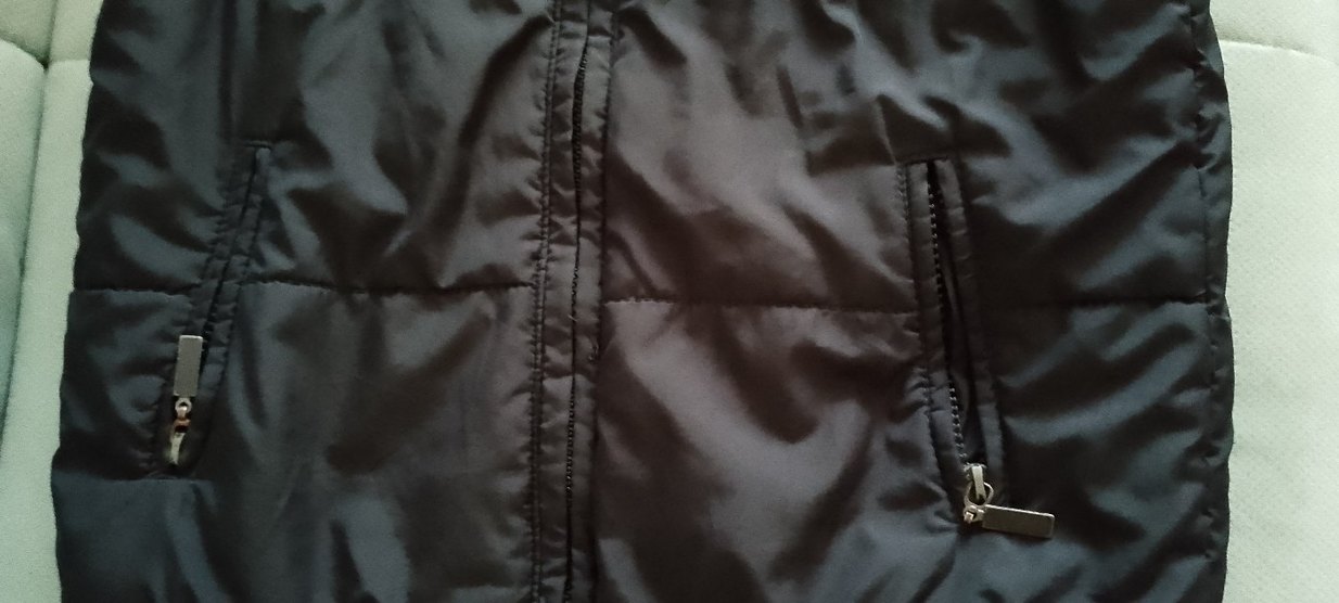 Erkek çocuk Gri Fermuarlı Kolsuz Yelek - Görsel 2