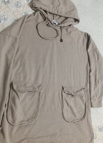 Kadın kapşonlu sweatshirt 
