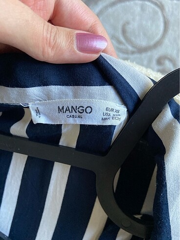 xs Beden beyaz Renk Mango elbise