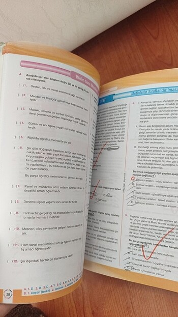 Beden Türk dili ve edebiyatı soru bankası