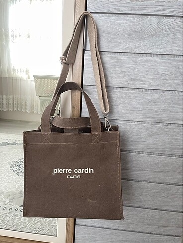 Pierre Cardin Canvas Kumaş Omuz Çantası