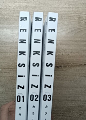 Renksiz Mangası(3 Cilt) 