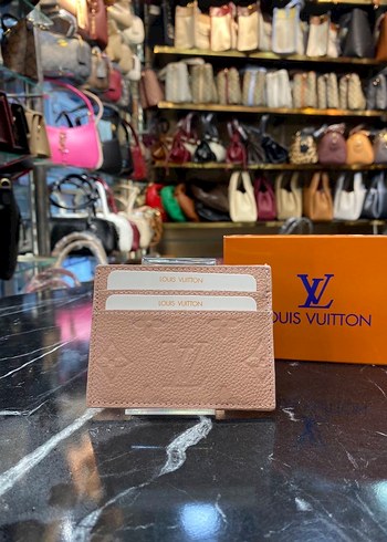 Louis Vuitton Kahverengi Deri Louis Vuitton Kartlık