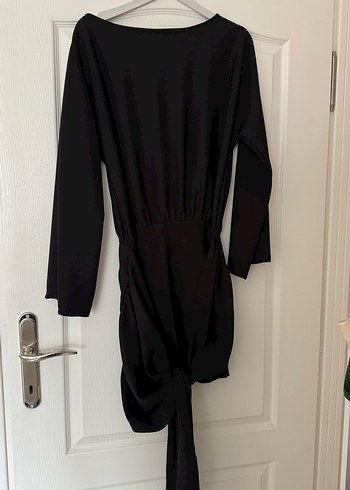 La Sarta Evora Siyah Mini Elbise - Görsel 3