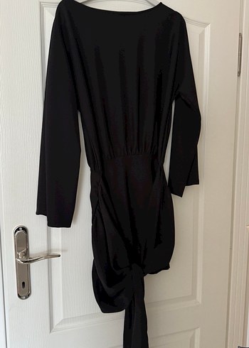 La Sarta Evora Siyah Mini Elbise - Görsel 2