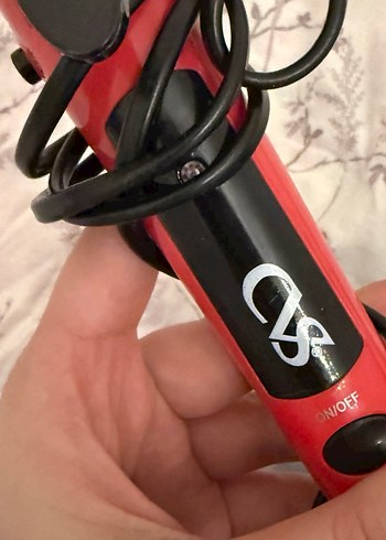 Kırmızı Saç Şekillendirici Maşa - Görsel 3