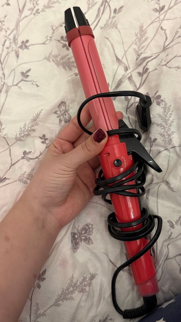 Kırmızı Saç Şekillendirici Maşa - Görsel 5