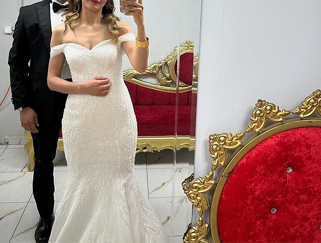 Özel Dikim Balık Gelinlik - Görsel 4