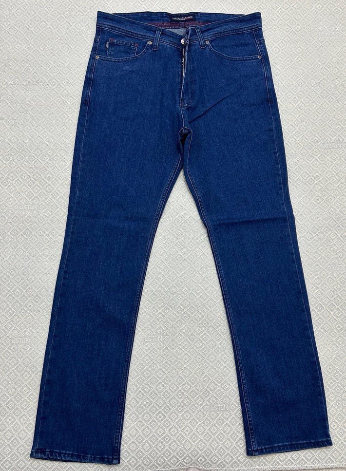 Armani Mavi Regular Kot Pantolon — görsel 2/6