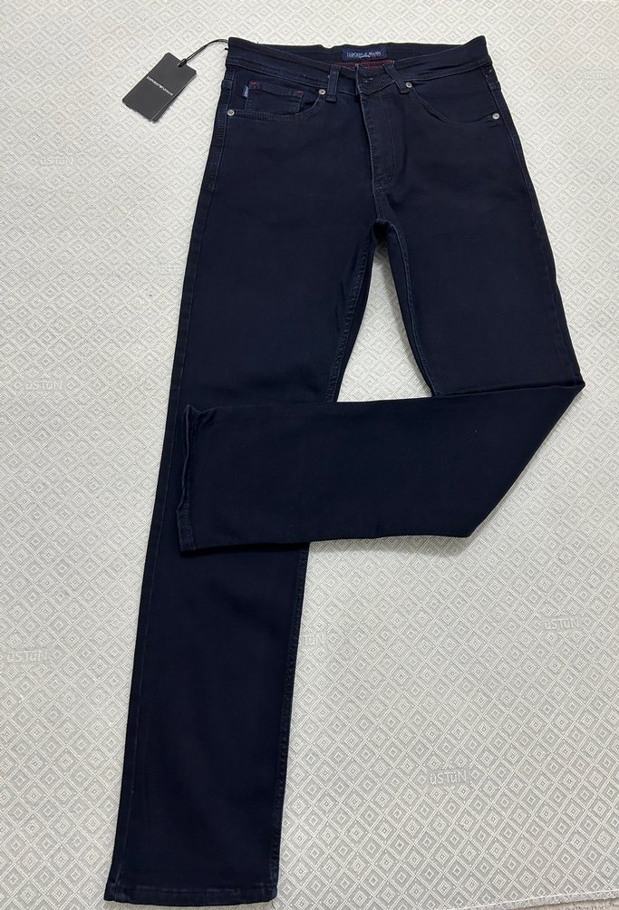 Emporio Armani Lacivert Kot Pantolon — görsel 3/5