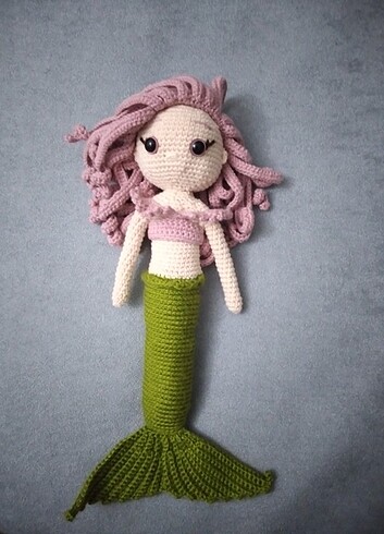 Beden Renk Denizkızı amigurumi