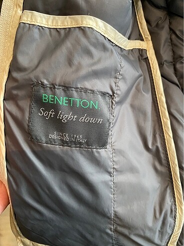 Benetton Benetton Orijinal Kaz Tüyü hafif şişme mont