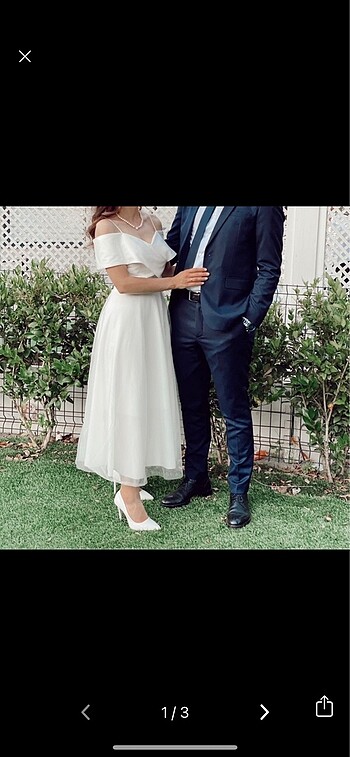 Beyaz bride elbisesi (nikah)