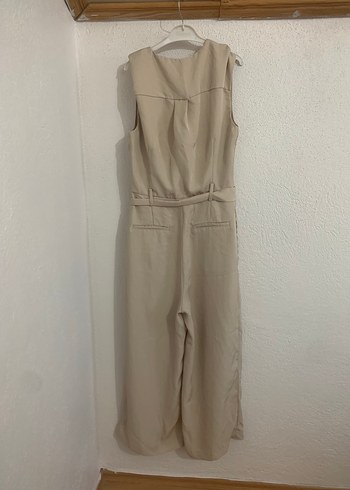 H&M Bej Kemerli Kolsuz Uzun Tulum