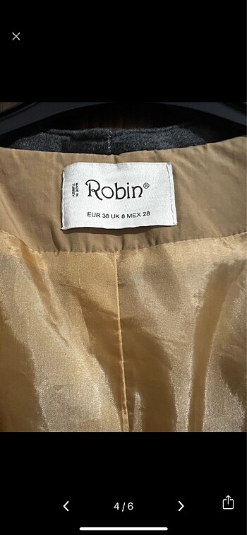 38 Beden camel Renk Robin trençkot