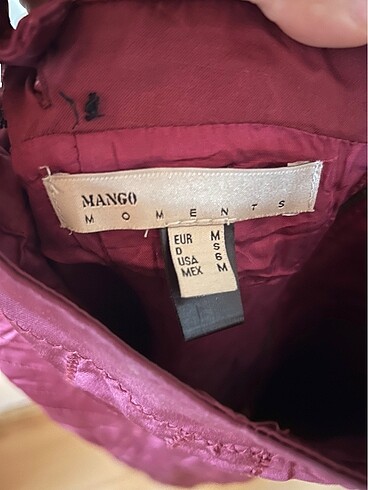 m Beden mango elbise
