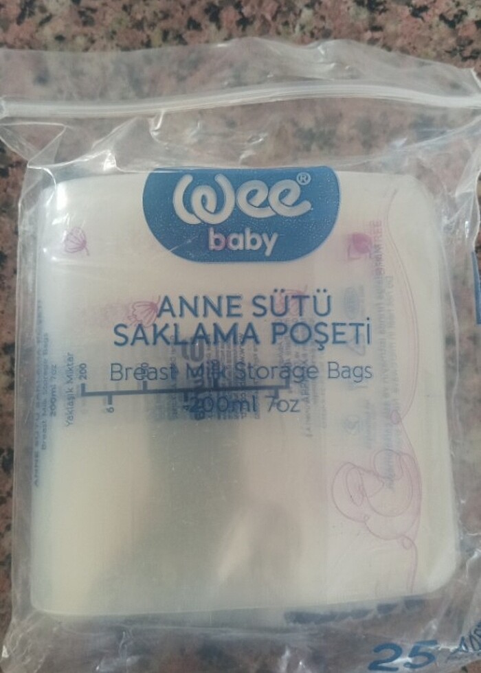 Anne sütü saklama poşeti - Görsel 2