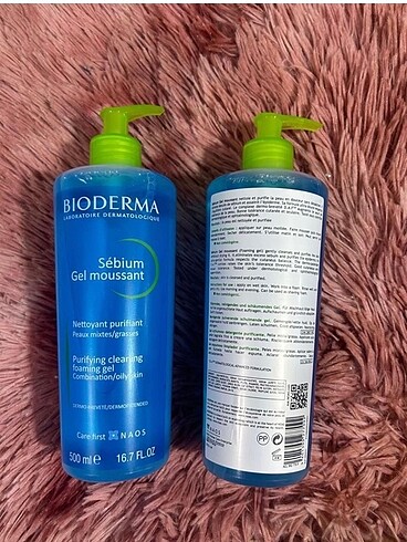 Bioderma 500ml yüz yıkama jeli