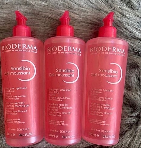 Bioderma 500ml kırmızı yüz temizleme jeli