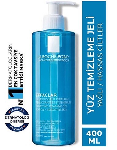 La Roche 400ml yüz yıkama jelleri