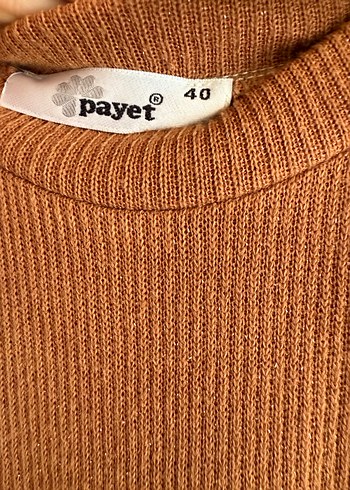 Pamuklu Kahverengi Salaş Uzun Elbise - Görsel 4