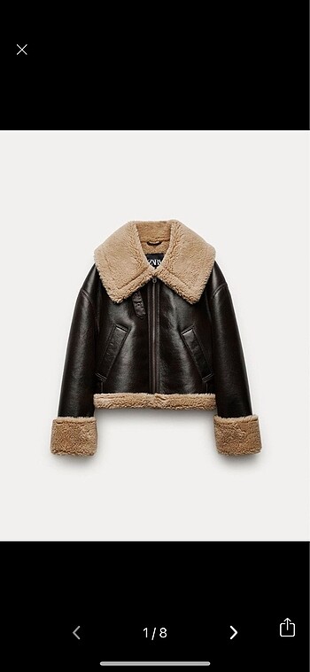 zara kürklü mont