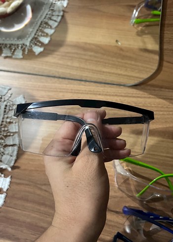 Şeffaf ve Renkli iş gözlüğü koruyucu gözlük - Görsel 2