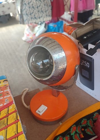Turuncu Masa Lambası antika