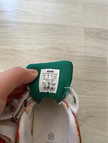 29 Beden beyaz Renk Spor ayakkabı