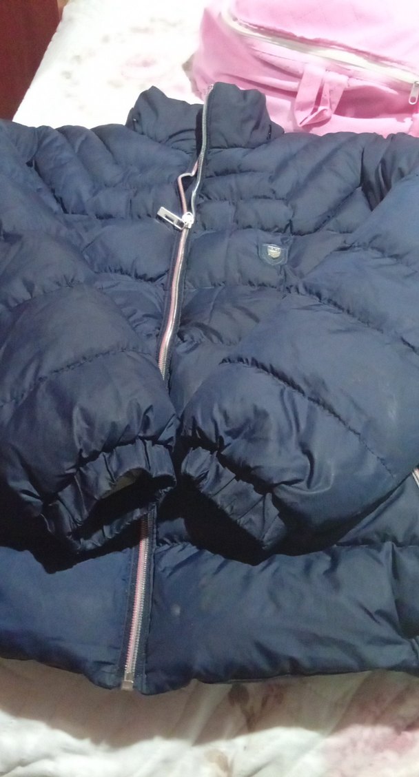 Parlak Mavi Fermuarlı erkek çocuk Kışlık Mont - Görsel 2