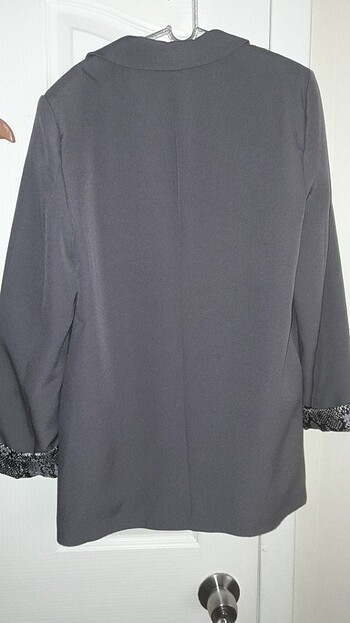 40 Beden gri Renk TRENDYOLMILLA BLAZER CEKET