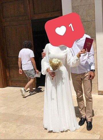Diğer Tesettür nikah elbisesi