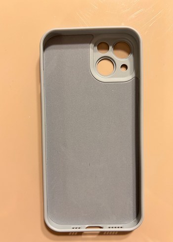 Mavi Slikon İphone 14 Kılıf İçi süet - Görsel 2