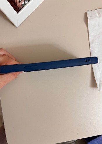 Lacivert Telefon Kılıfı İphone 13 pro max - Görsel 4