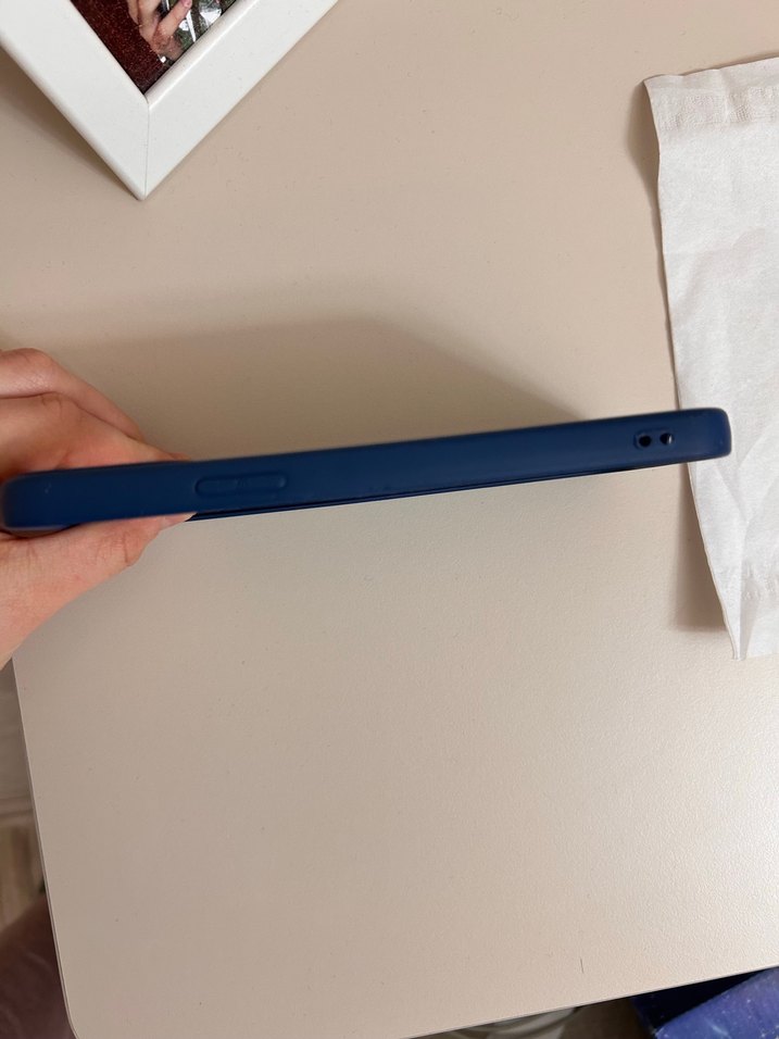 Lacivert Telefon Kılıfı İphone 13 pro max - Görsel 4