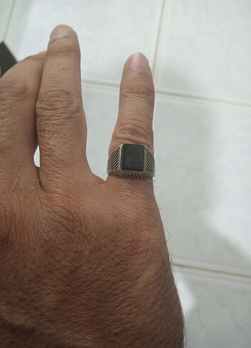 925 ayar Erkek Gümüş Yüzük 