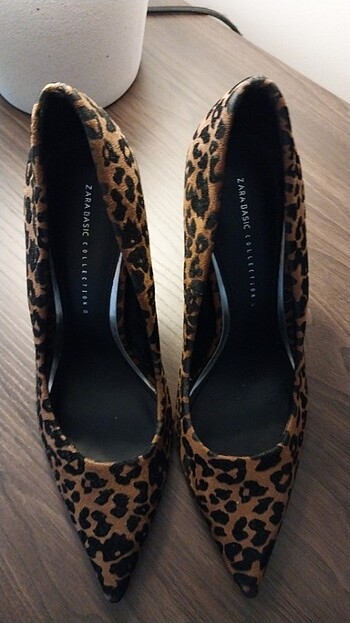 ZARA LEOPAR STILETTO SIFIR 39