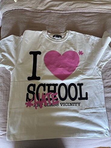 diğer Beden beyaz Renk Baskılı Tshirt