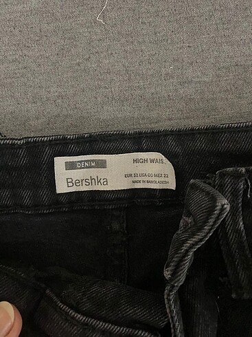 32 Beden Siyah fit jean