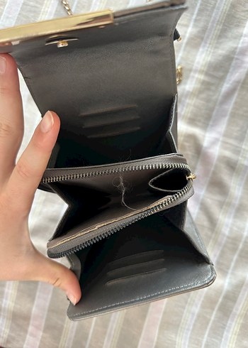 Beden ten rengi Renk Zincir Detaylı Bej Kadın Deri Çanta