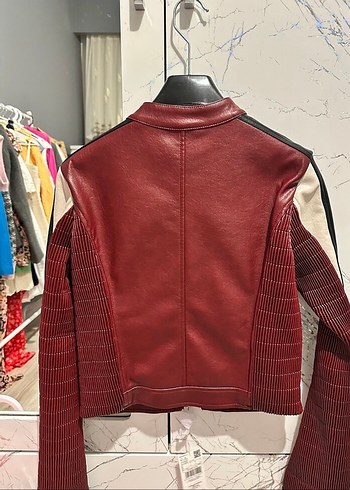 Mango Deri Biker Ceket