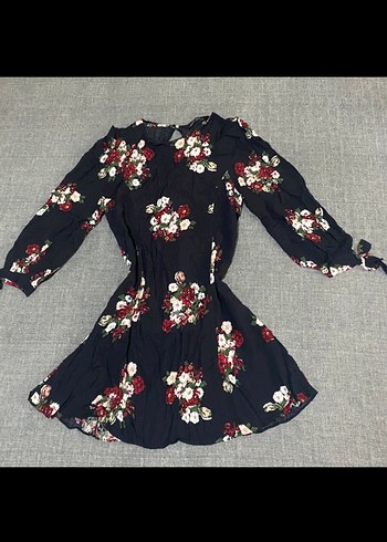 Çiçek Desenli Zara Midi Elbise