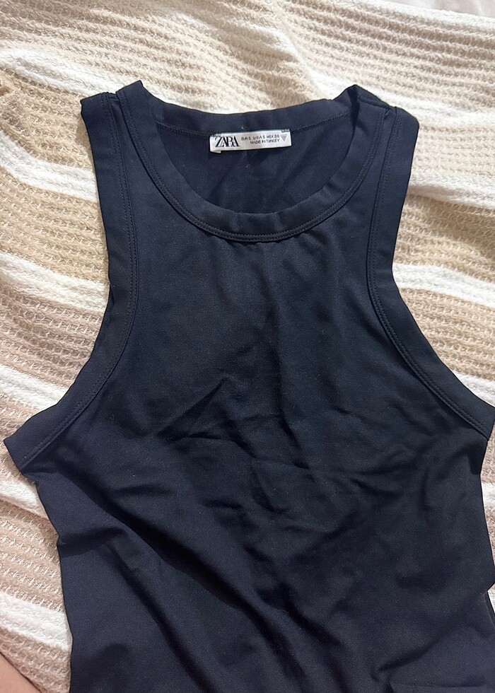 ZARA KALIN ASKILI BLUZ - Görsel 2