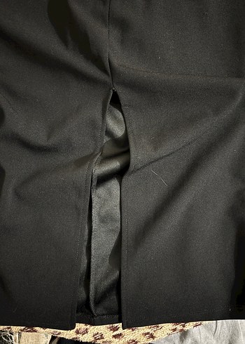 Düğmeli Kadın Uzun Etek siyah - Görsel 3