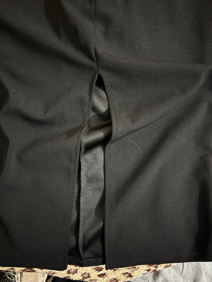 Düğmeli Kadın Uzun Etek siyah - Görsel 3