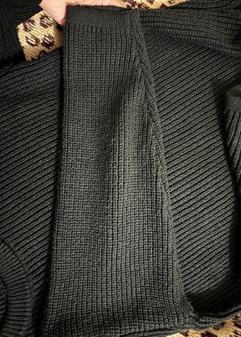 Siyah Kadın Triko Kazak - Görsel 4