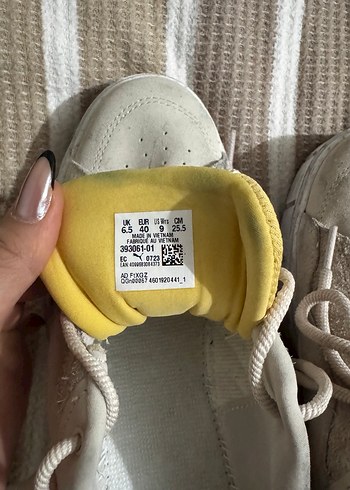 PUMA krem Keten Bağcıklı Kadın Spor Ayakkabı - Görsel 2