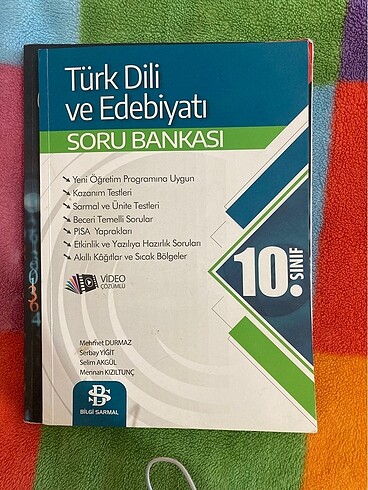 Bilgi sarmal 10. Sınıf edebiyat test kitabı